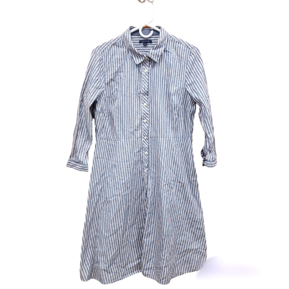 Tommy Hilfiger blue stripe dress for kids